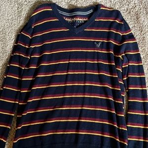 Small American Eagle Striped Sweater